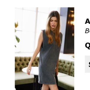 Acid Wash Tank Dress